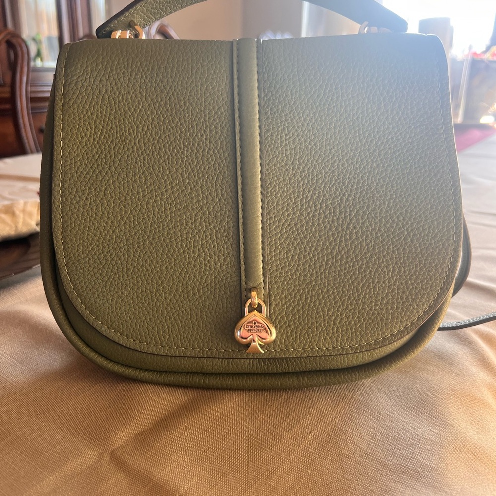 Kate Spade Green Leather Crossbody Bag